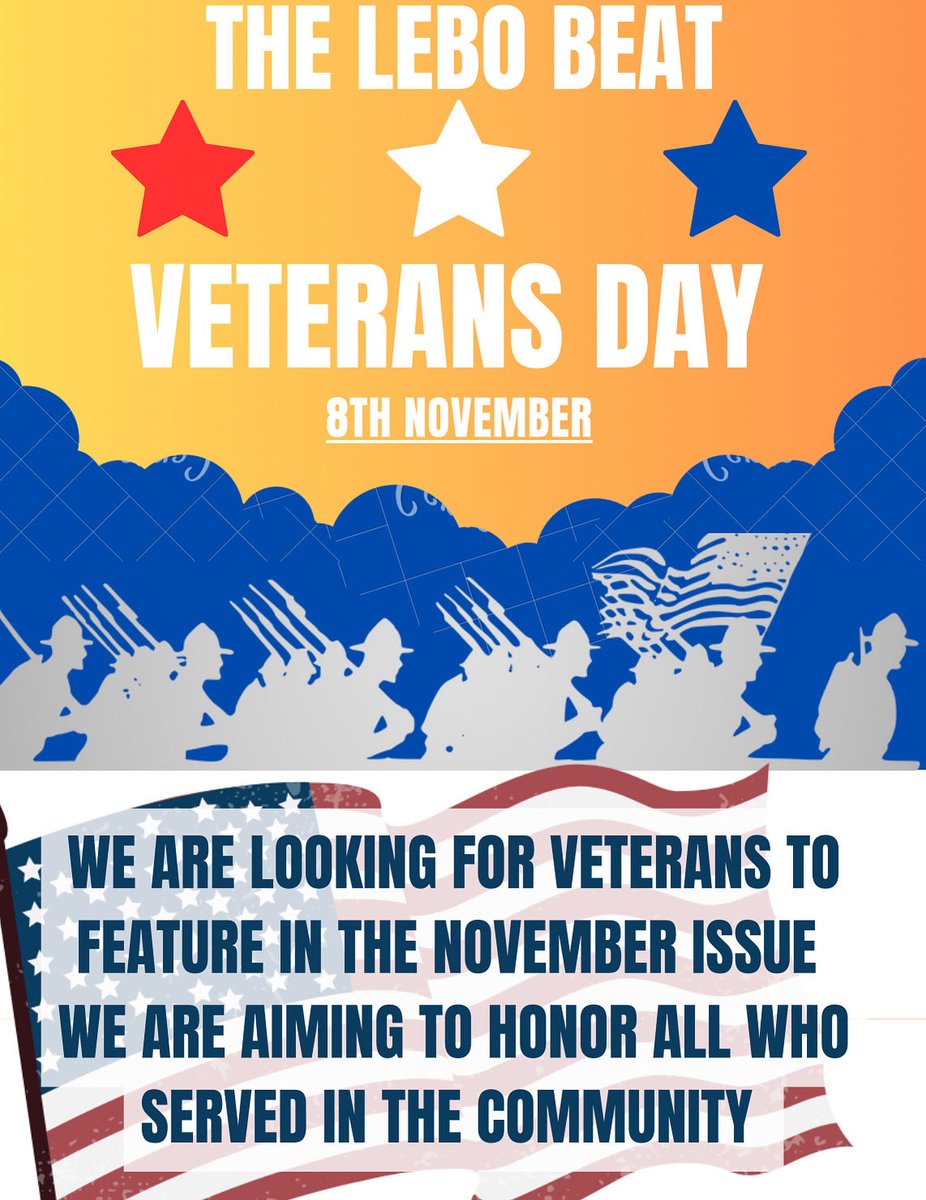 TheLeboBeat's tweet image. 📰This November, The Lebo Beat, is celebrating Mt. Lebanon’s veterans - the heroes who inspire our community every day
🇺🇸We are aiming to share as many stories as possible
‼️Know someone we should feature? Message us‼️
#Mtlebanon #SupportOurVets #CommunityStrong