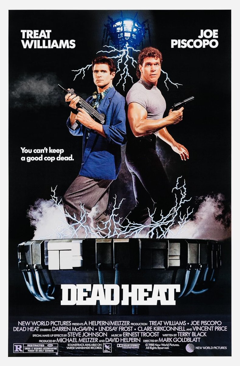 Army of Dorkness (@armyofdorkness_) on Twitter photo Last night’s movie: Dead Heat (1988) “A buddy cop action zombie comedy film”! Treat Williams & Joe Piscopo are LAPD detectives investigating reanimated bodies involved in violent armed robberies when one of them gets killed & brought back. Fun premise, Treat is always great. Last night’s movie: Dead Heat (1988) “A buddy cop action zombie comedy film”! Treat Williams & Joe Piscopo are LAPD detectives investigating reanimated bodies involved in violent armed robberies when one of them gets killed & brought back. Fun premise, Treat is always great.