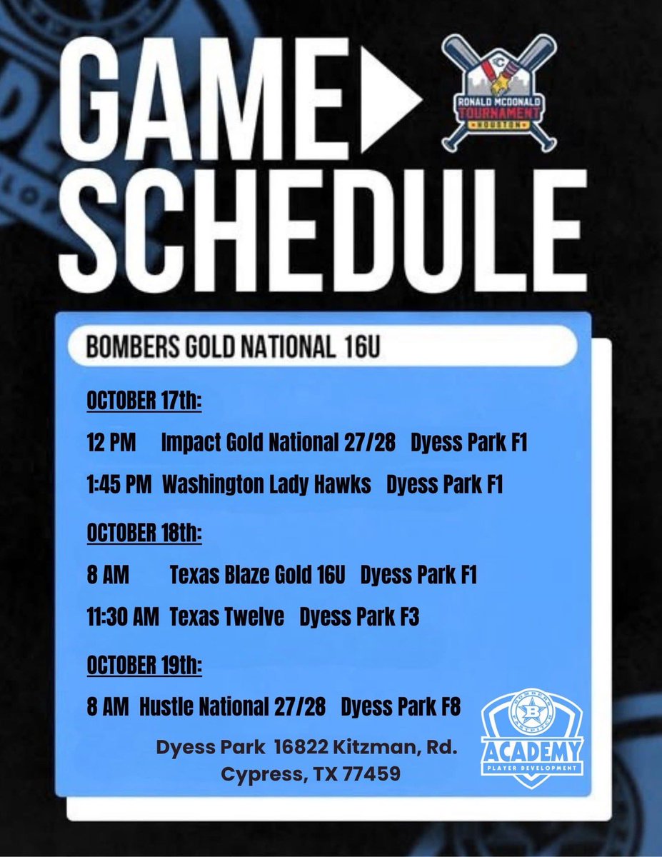 Going to be a fun weekend!  Come check us out! <a href="/MeanGreenSB/">UNT Softball</a> <a href="/ETBU_Softball/">ETBU Softball</a> <a href="/gclvsoftball/">Grayson Softball</a> <a href="/McLennan_SB/">McLennan Softball</a> <a href="/UTSASoftball/">UTSA Softball</a> <a href="/WTAMUSoftball/">Lady Buff Softball</a> <a href="/McNeeseSoftball/">McNeese Softball</a> <a href="/BearkatsSB/">Sam Houston Softball</a> <a href="/UTAMavsSB/">UTA Softball</a> <a href="/TXStateSoftball/">Texas State Softball</a> <a href="/sfa_softball/">SFA Softball</a> <a href="/bombersGold16u/">Bombers Gold 16U National 🥎</a>