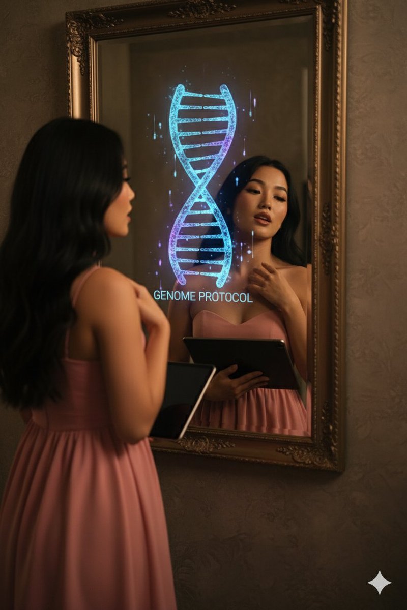 baby_crypt01's tweet image. giggles Oh, CT, let’s talk @genome_protocol —sexy science at its finest!  This sultry blockchain’s got privacy and security that’ll make your data blush. It’s like a velvet vault for your genetic secrets, keeping them safe while you strut through the digital world.