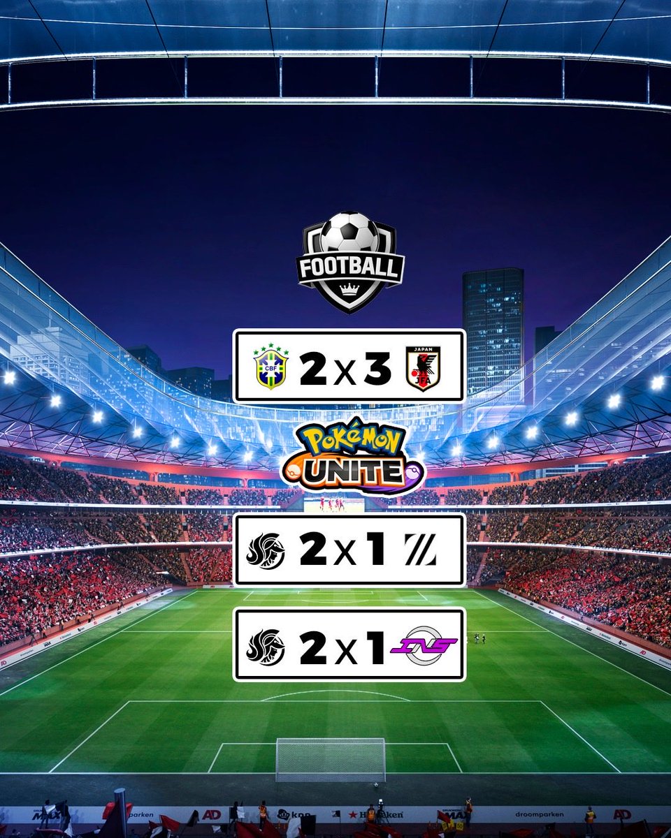 blz guys, a seleção Brasileira perdeu hoje… 😞 mas não custa lembrar que o 🇧🇷 venceu o 🇯🇵 DUAS VEZES esse ano, né? 😏😏😏

#Pokemon #PokemonWorlds2025  #PokémonUnite #UniteEsports #neverforget