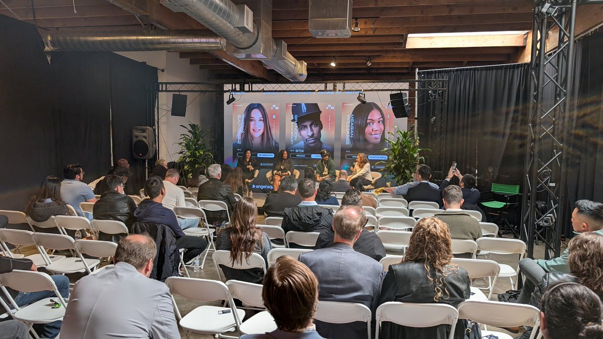 BuybackVC's tweet photo. Hanging out at #LATechWeek for the next couple of days. Currently at the Impact &amp; Innovation panel discussion. Be sure to say hi. https://t.co/RKmRC2evEp