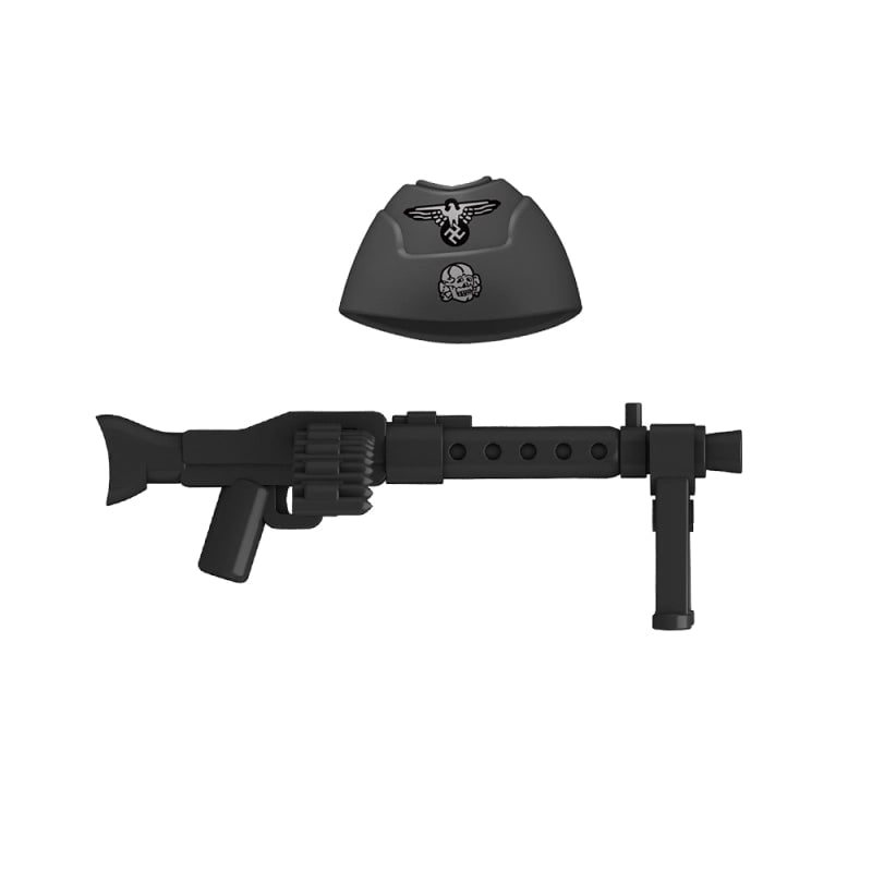 Brickfigurez's tweet photo. MG42 &amp; MP40 accessories with Waffen SS caps included. SS Pea Dot camo minifigures are not shown. See link in bio for full details.

https://t.co/NyaghgWf0s

#brickbuilt #customminifigures #minifigs #militaryminifig https://t.co/NjcePzdied