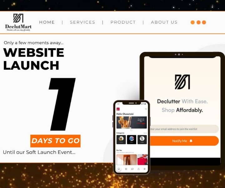 DeclutMart's tweet image. Few hours to go! 💃💃  
Are you readyyy??👀  
It’s not too late — join our waitlist now at declutmart.com
Let’s make history together! 
#DeclutMart #SoftLaunch #DeclutterWithEase #StudentHustle #goviral #makemoneyonline #declutter #Qualified