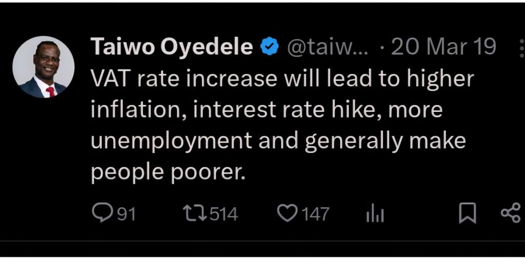 civilianmajor_'s tweet image. This is Taiwo Oyedele the Tax man when a Northerner was in Aso Rock but today his brother is these things no longer matter.
#OyèỌlọrun