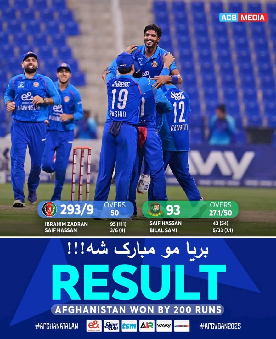 IsmaeelYoon's tweet photo. بریا : ټول افغان ولس  ته دې د بنګلدېش پر وړاندې د افغانستان کرکېټ ملي لوبډلې ستره او درېیمه بریا مبارک وي . د پوځي بریا ترڅنګ نو دا سپورتي بریا هم بلا ډېر خوند کوي . په علمي ډګر کې هم د بریاوو په هیله یو. https://t.co/TnP8gQJ1nA