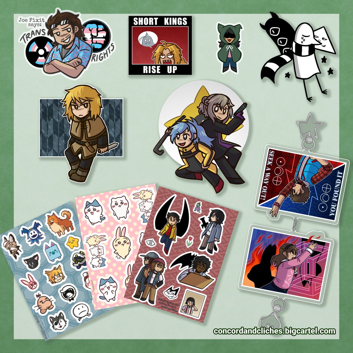 Got a few markets incoming, so I'm beefing up my stock and opening preorders :]

✨ Preorders close on October 27th.
✨ Preordered items are offered at an exclusive discounted price!
✨ Use the code TRINKET-TIME for 15% off orders over $35!!