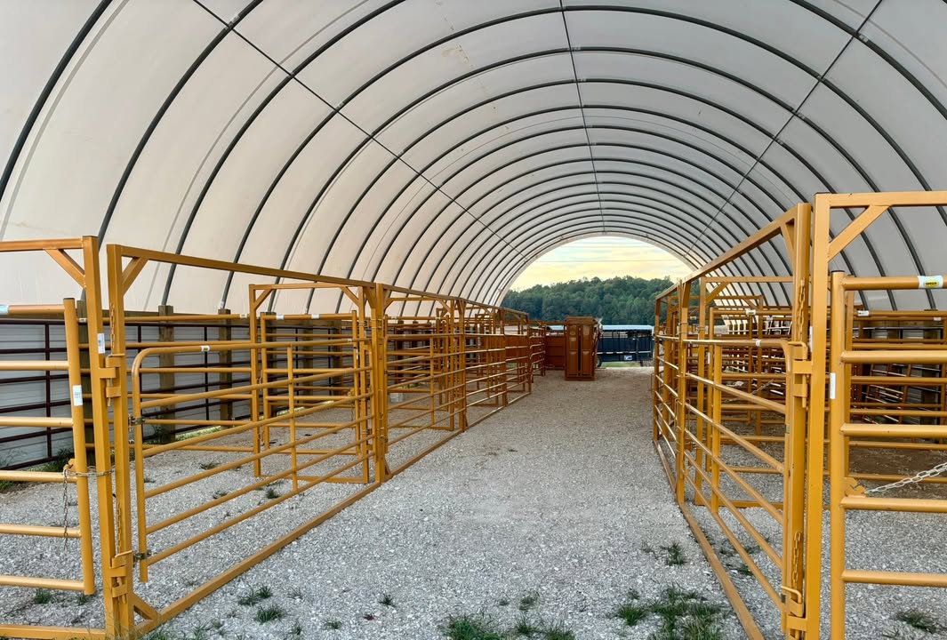 Ready for calving season? 🐄 <a href="/siouxsteel/">Sioux Steel</a> Calving Barns are the perfect solution. They feature a Pro·Tec Single Tube Building and Sioux Steel livestock equipment. We have a variety of packages available designed to fit your needs!

#siouxsteel #calvingbarn