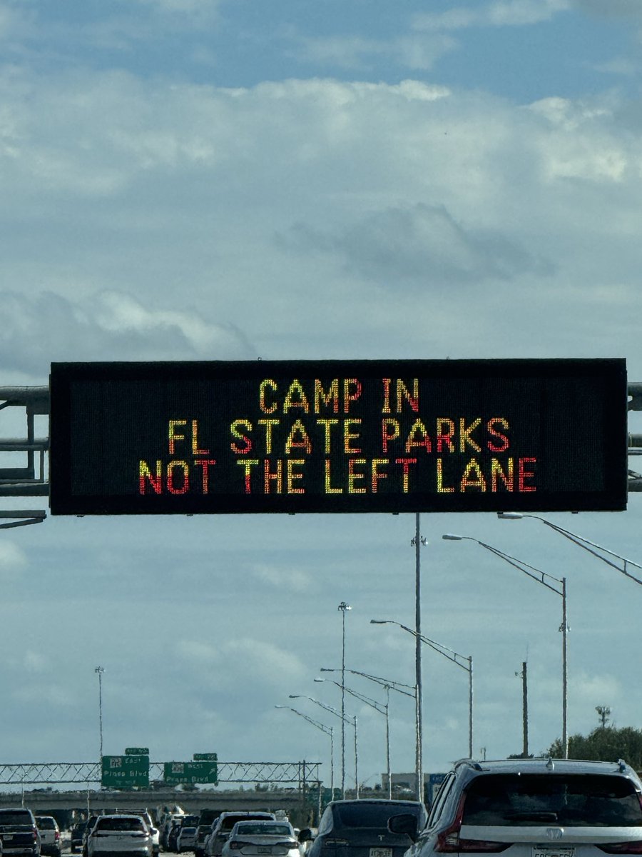 itsSum1's tweet photo. @MyFDOT we appreciate the joke , but seriously fines need to start being issued @FHPPalmBeach it’s not a funny matter anymore. https://t.co/uw0jgLpJYy