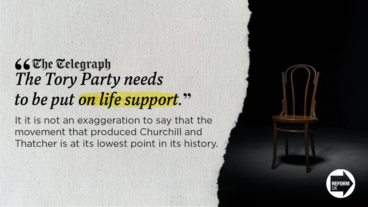 The Conservative Party is finished. 💀