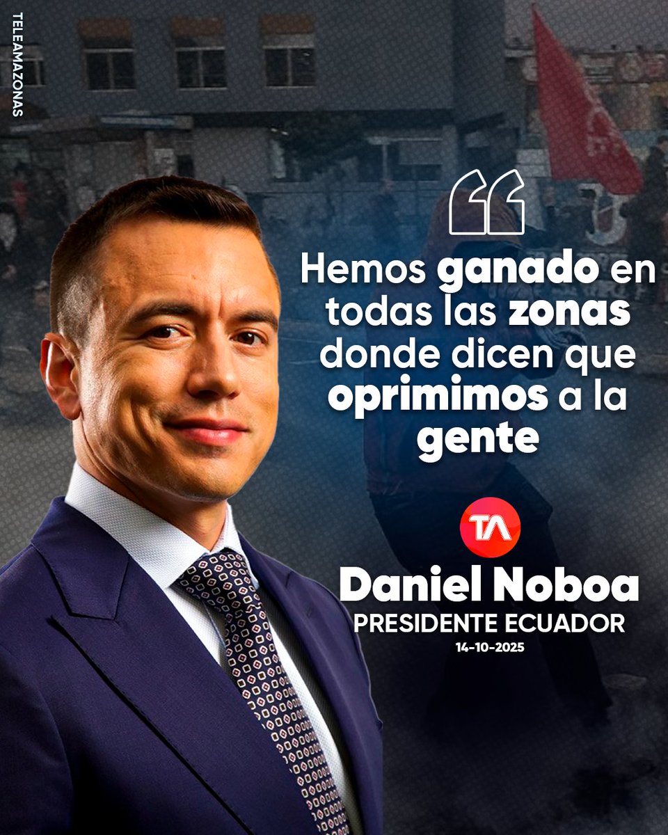 #ATENCIÓN | El presidente Daniel Noboa se refirió a las manifestaciones en Imbabura mientras cumplía agenda en Guayas ow.ly/qB1j50Xblgj