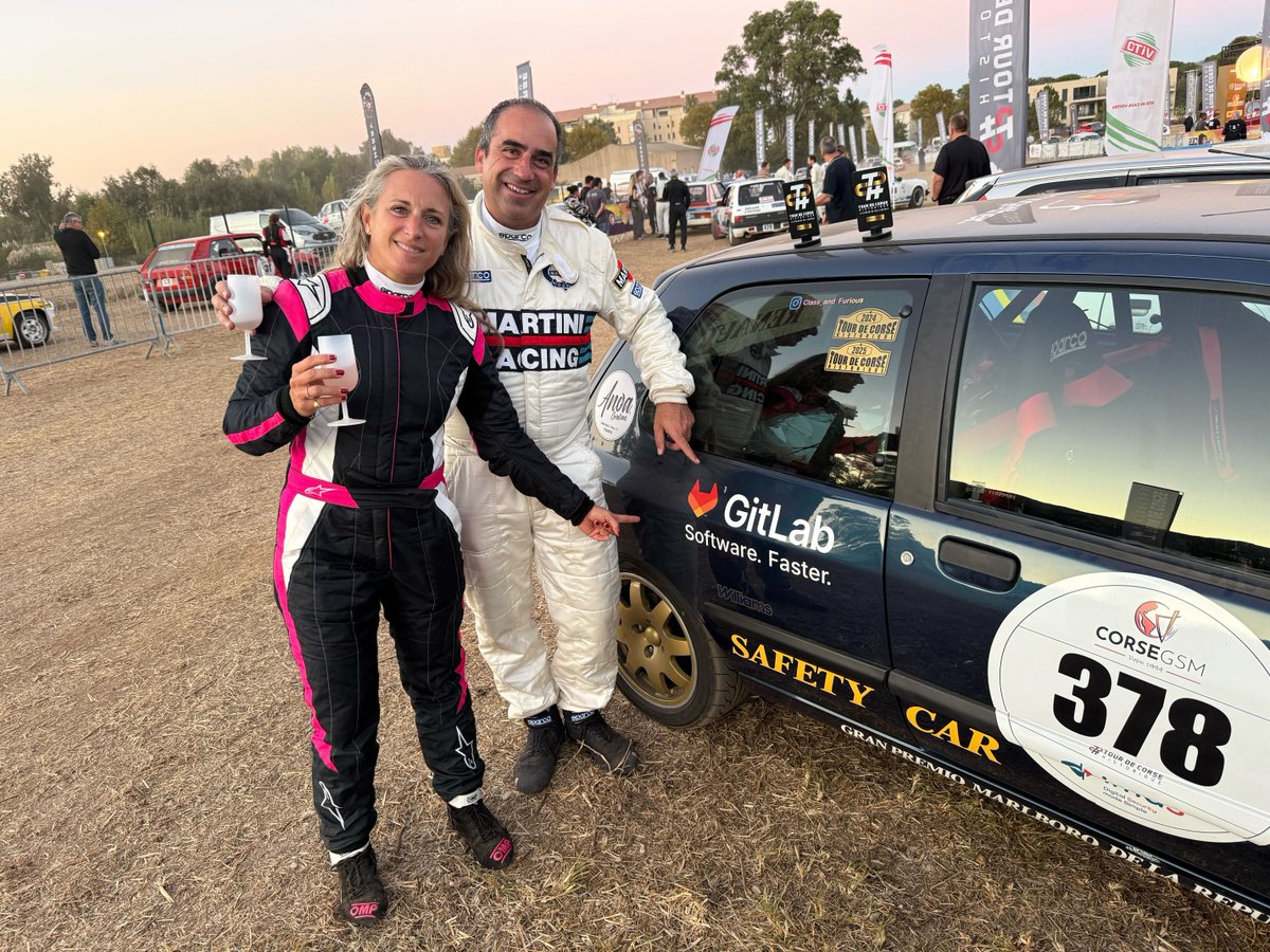 gitlab's tweet image. Merge conflicts? Try merging in and out of the fast lane 🏁
Our VP Ben Caller just navigated 10,000 corners at race speed to finish the Tour de Corse Historique: 80/420🏆
8 days in Corsica. Zero merge conflicts. Mission complete. ✅