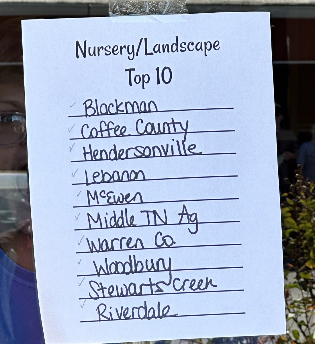 BOTH Floriculture and Nursery/Landscape are in the top 10 and move on to the team activities! #hotelmotel <a href="/RiverdaleHighTN/">Riverdale HS</a> <a href="/RuCoCTE/">RuCo CTE</a>