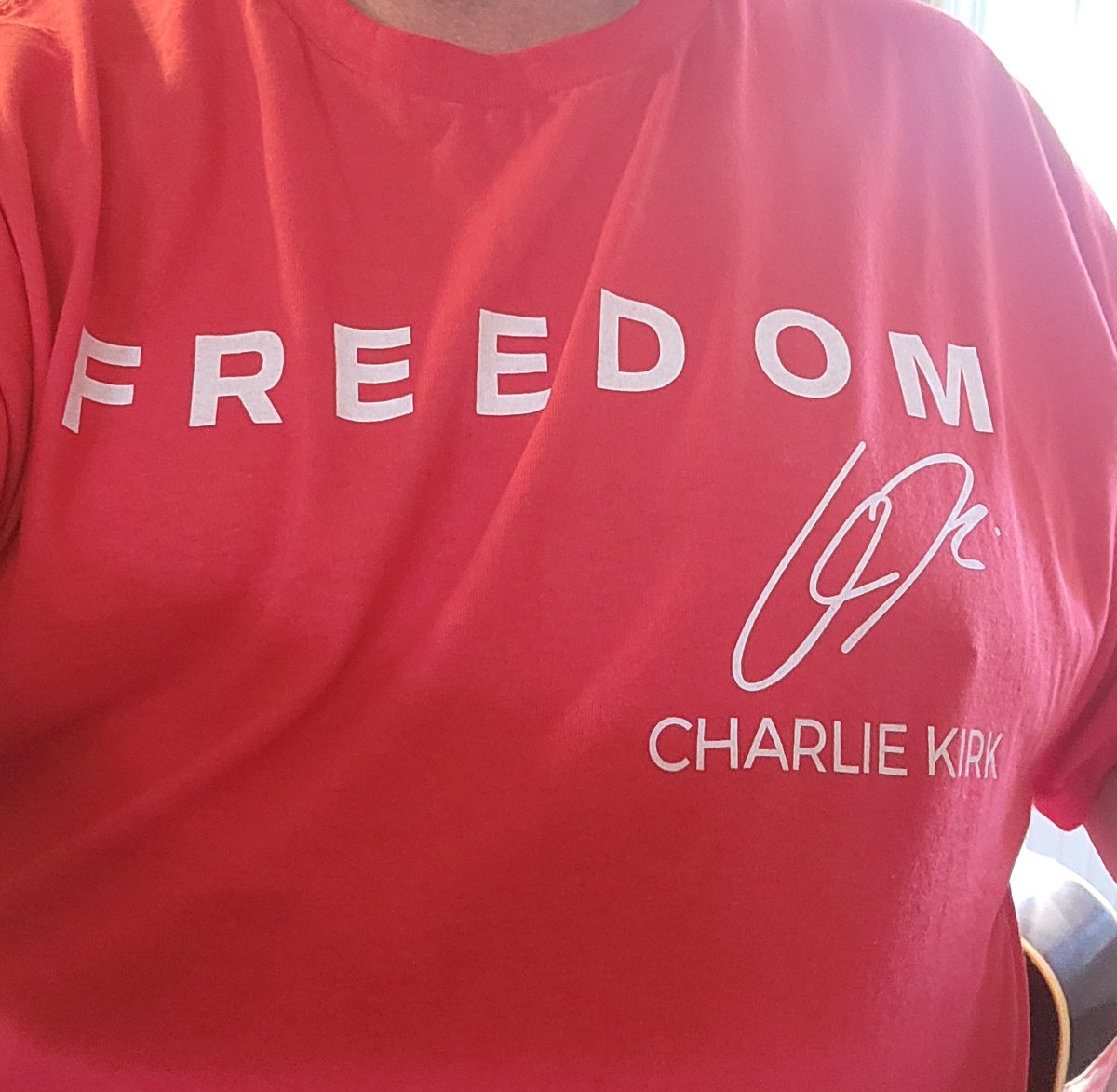 Today we wear red. Happy Birthday! #CharlieKirk <a href="/TPUSA/">Turning Point USA</a>