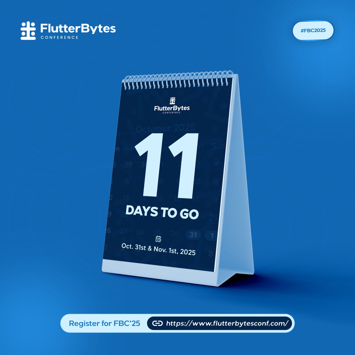 flutterbyteconf's tweet image. 11 days to go! ✨
Are you ready to connect with the best of the Flutter community? #FBC25 is all about networking, sharing ideas, and building new partnerships.
Join the conversation. 👇
bit.ly/FBC25-Tickets
#flutterdevelopers #Flutter #FlutterBytesConference2025