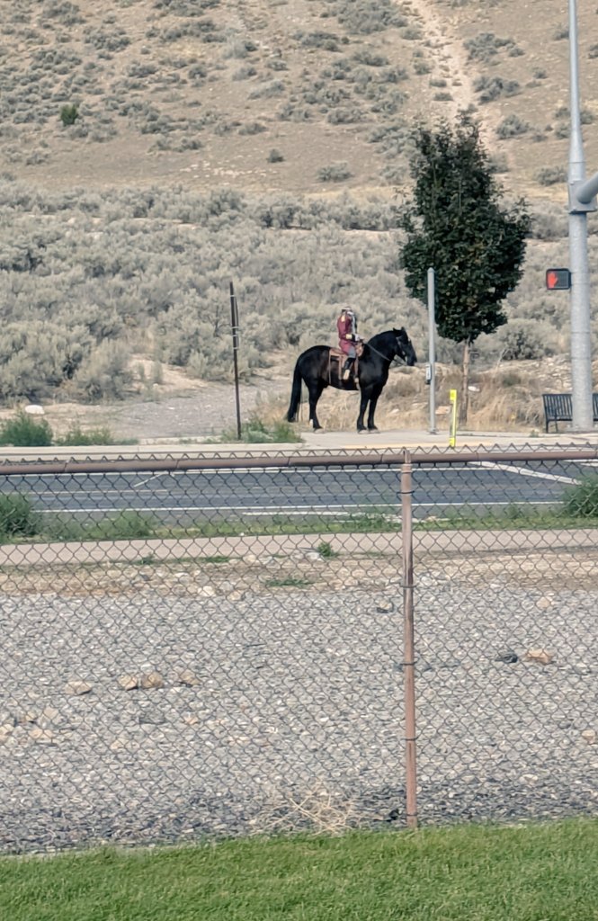 The headless horseman has made his yearly appearance in Eagle Mountain