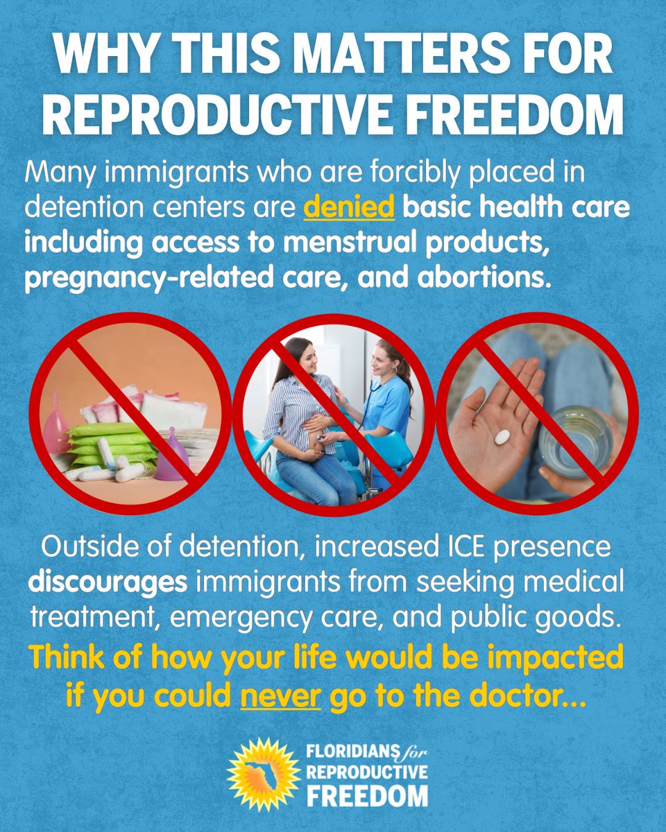 FLReproFreedom's tweet photo. “Operation One-Way Ticket" is a disturbing shift in aggression toward immigrant communities across FL. This is wrong. Everyone deserves the right to control their own destiny and pursue lives where they can be happy… https://t.co/ssmVIONbNo