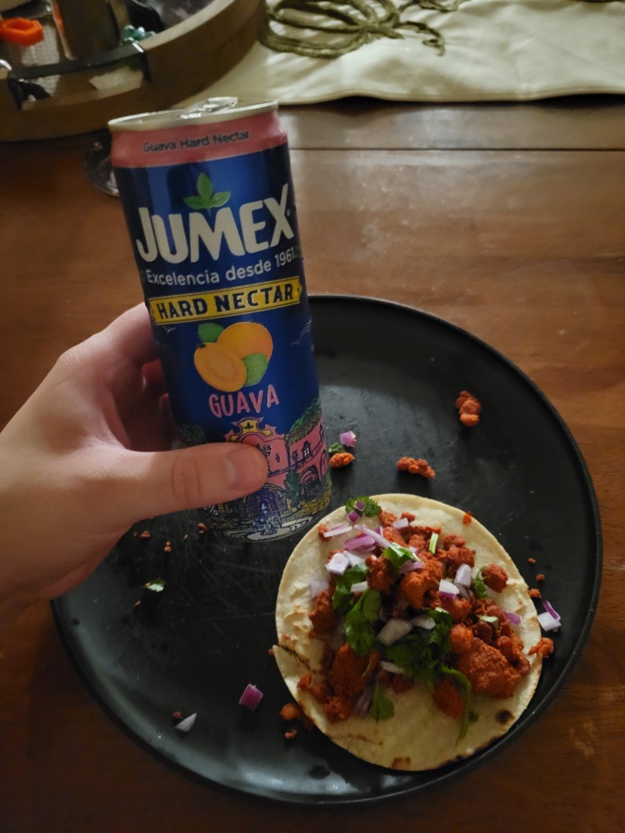 What Flavor is Your Fursona? Me? A good place of tacos al pastor and a good drink to go with it.