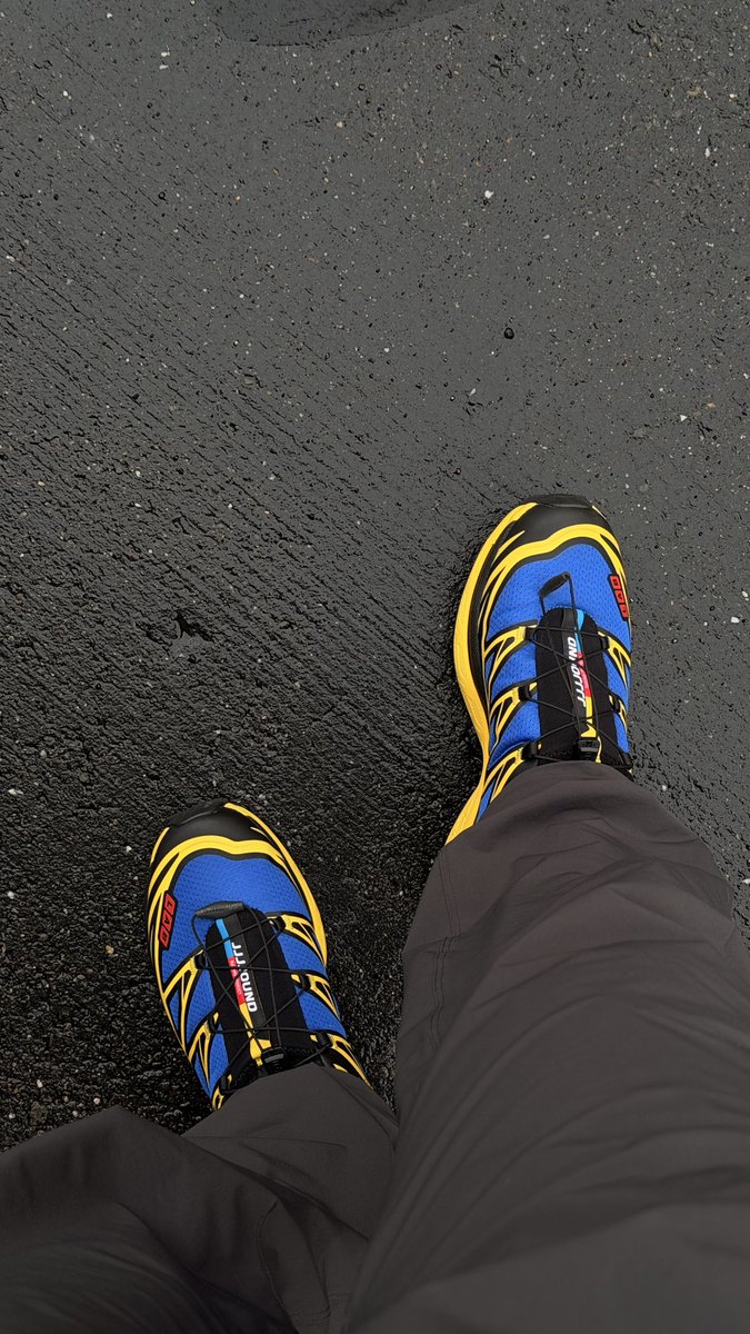 ChefDoomy's tweet photo. I had to change up my rotation because I didn’t account for the rain. But this is still immaculate footwear. https://t.co/JMBceeuJ6H