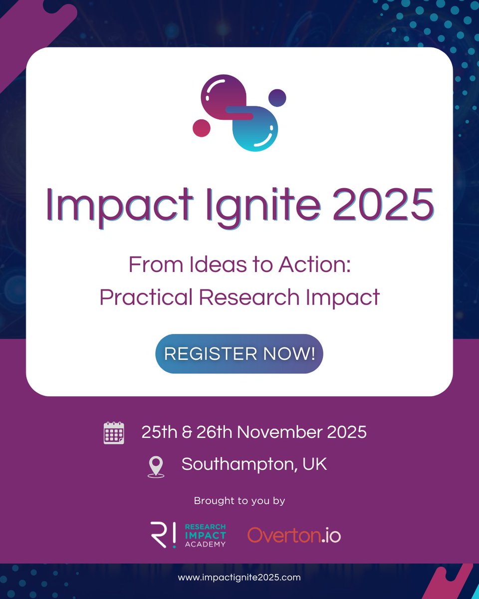 The best knowledge doesn’t come from papers or reports, it comes from conversations with colleagues facing the same challenges.

That’s why #ImpactIgnite2025 was created. It’s about connection, visibility and sharing what the impact community knows, together.