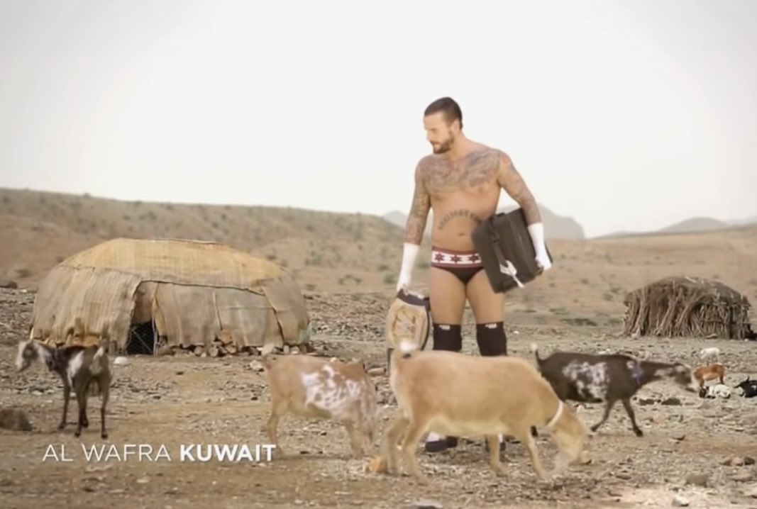 CM Punk caught hanging out with himself