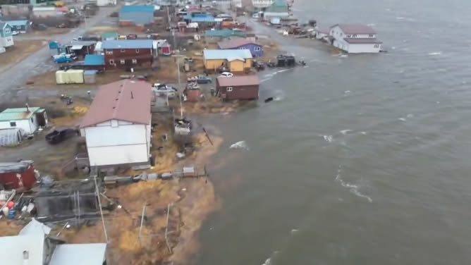 prayers 🙏🙏🙏
One person was dead and two were missing in western Alaska on Monday after the remnants of Typhoon Halong over the weekend brought hurricane-force winds and ravaging storm surges and floodwaters that swept some homes away, authorities said. More than 50 people had