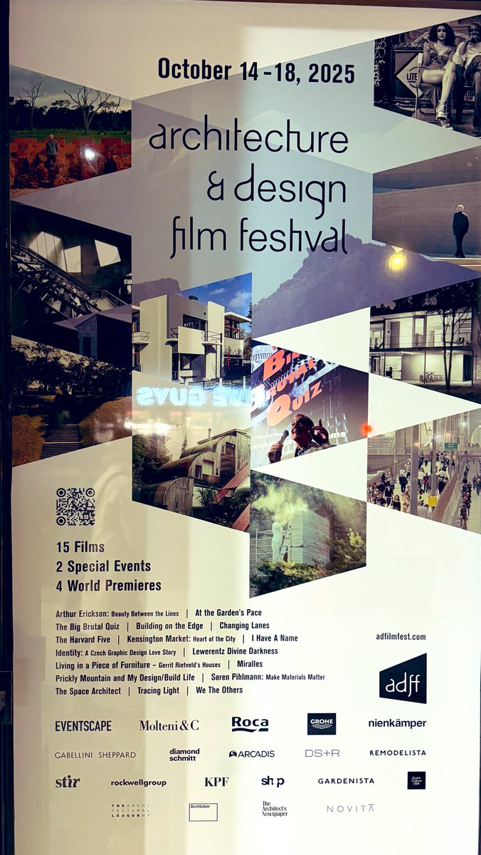 Architecture&amp;Design Film Festival NY <a href="/ADFILMFEST/">ADFF</a> kicked off tonight with the screening of Identity: A Czech Graphic Design Love Story, film on history of Czech 🇨🇿 graphic design featuring <a href="/NichoLowry/">Nicholas D. Lowry</a>. Great showcase of Czech design history in NYC!