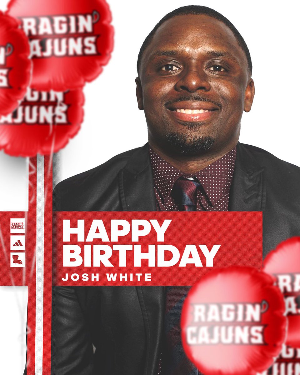 Sending 𝗛𝗔𝗣𝗣𝗬 𝗕𝗜𝗥𝗧𝗛𝗗𝗔𝗬 wishes to Assistant Coach, Josh White 🎉

#GeauxCajuns