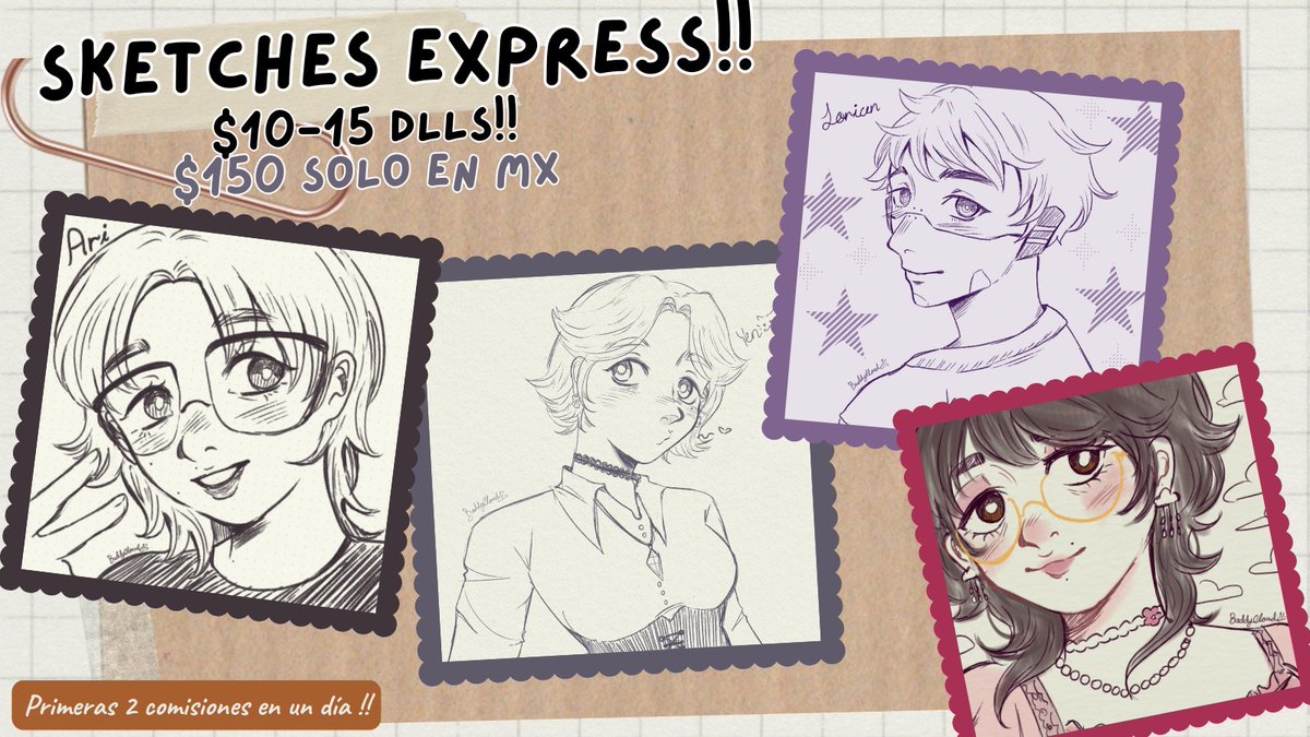 OPEN 🎨 
Si, me reanime de volver a esto, por ahora las PRIMERAS 2 SOLICITADAS, serán entregadas en un día -o menos- Corre y aprovecha esta oferta. 👀
#VGen