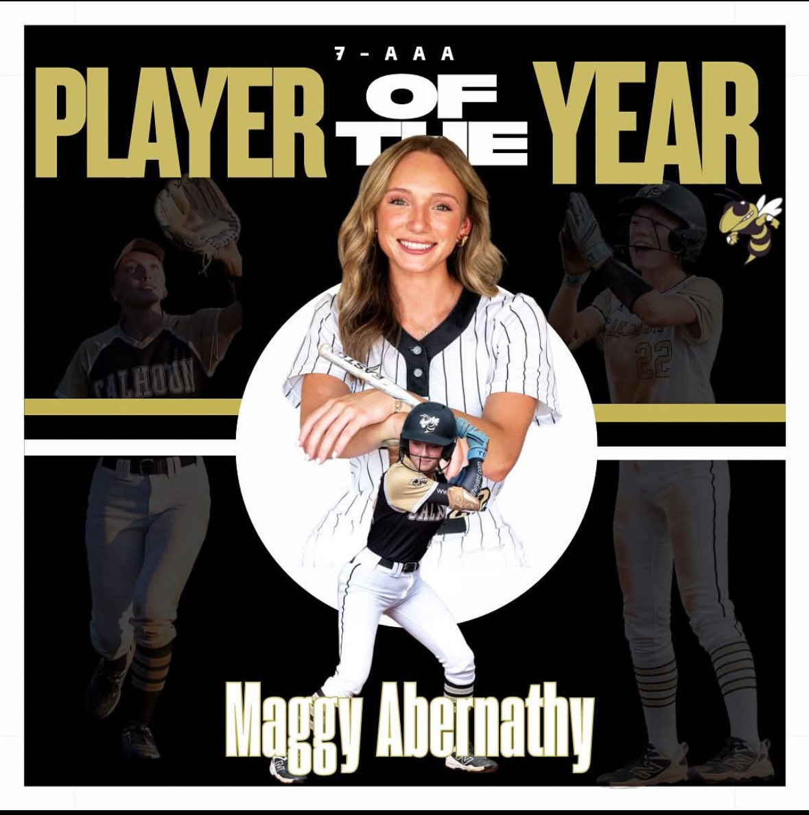 So thankful to be honored as back to back Player of the Year! Season ended sooner than we had liked, but loved being a  part of Calhoun softball! #gojackets <a href="/CoachKRyman/">Kristin Ryman</a>  <a href="/CoachBooDickey/">Boo Dickey</a> <a href="/AGTFREEMAN16u/">Athletics Gold Tamborra/Freeman18u</a>