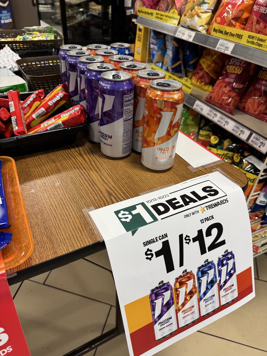 What keeps you up at night? Get yourself a <a href="/phormenergy/">Phorm Energy</a> at <a href="/7eleven/">7-ELEVEn</a> FOR $1 only and thank me later. 
<a href="/RealAFShow/">Real AF with Andy Frisella</a> <a href="/andyfrisella/">Andy Frisella</a> #dollardays <a href="/ClubMX_Training/">ClubMX</a>