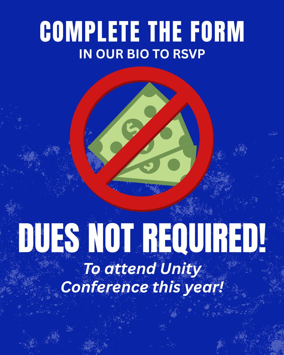 DUES ARE NOT REQUIRED THIS YEAR TO ATTEND UNITY CONFERENCE!! Here’s all of the information you need for this coming weekend! 

Join us for a full Saturday of food and career development. Unity Conference is just around the corner 😆
