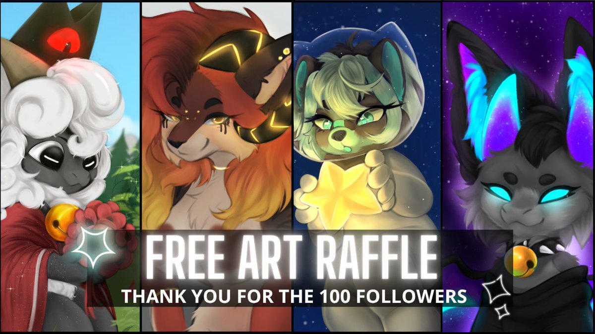 FREE ART RAFFLE!!  THERE'S A GIVEAWAY GOING ON! HURRY TO PARTICIPATE! furaffinity.net/view/62636831/