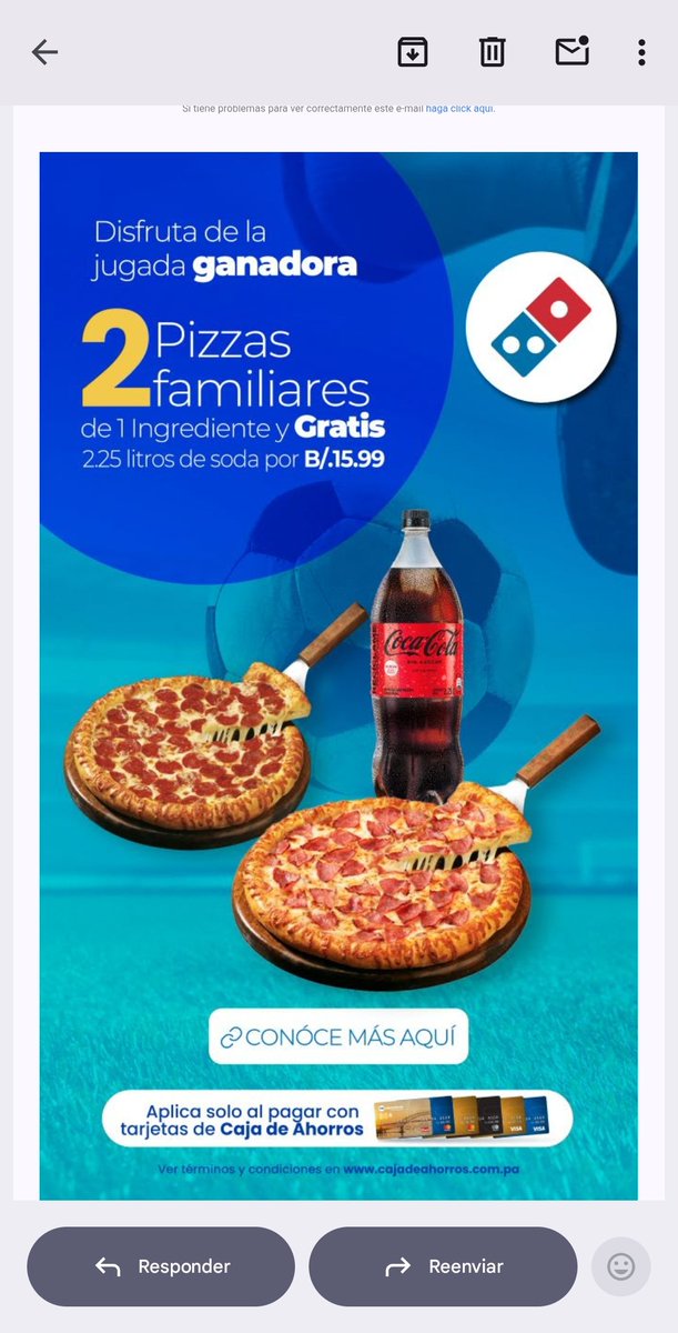 Para que mierdas envían promociones al correo así y cuando contacto al local me dicen que no la tienen. Inútiles ustedes son lo peor de los peor <a href="/CajadeAhorrosPA/">Caja de Ahorros</a>