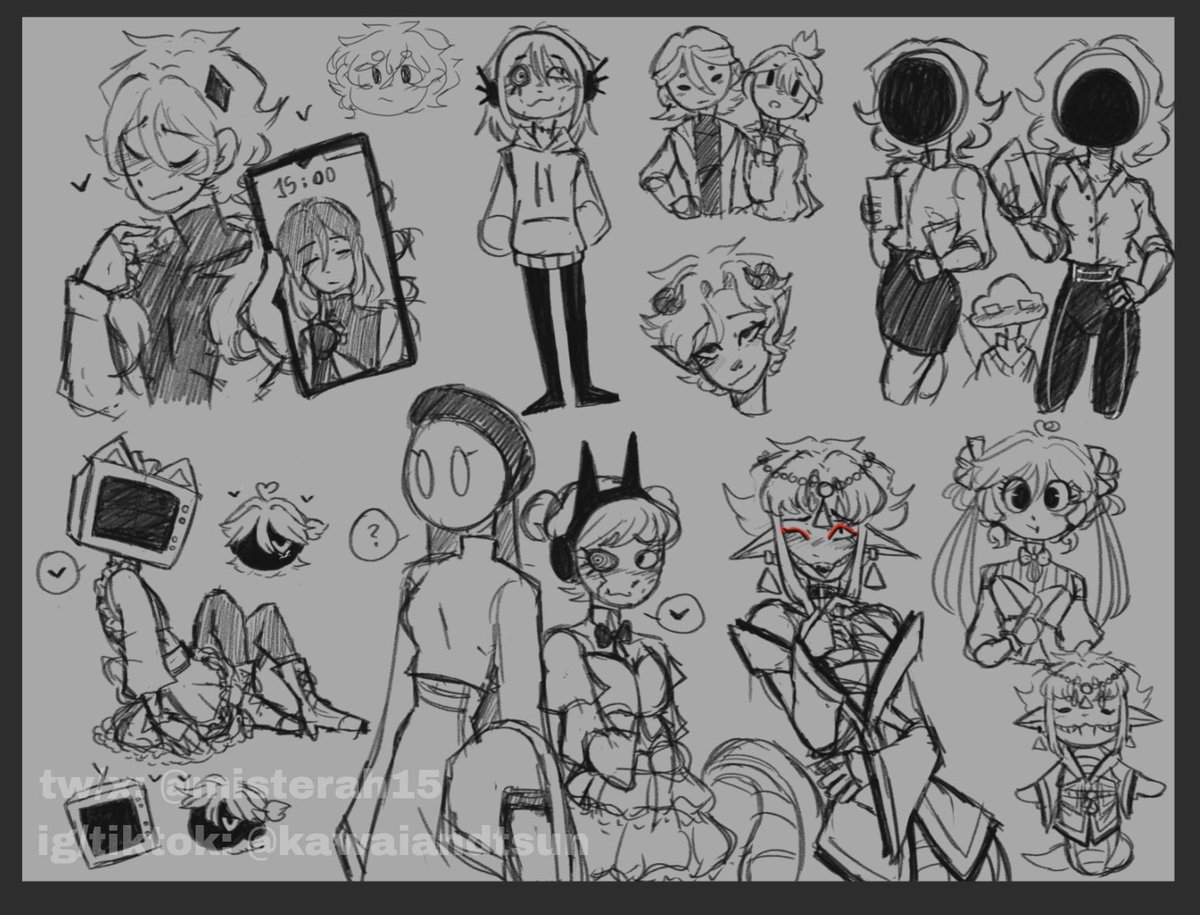 misterah15's tweet image. ๑Recopilación de dibujos viejos que encontré jsjs

#ocs #ocsart