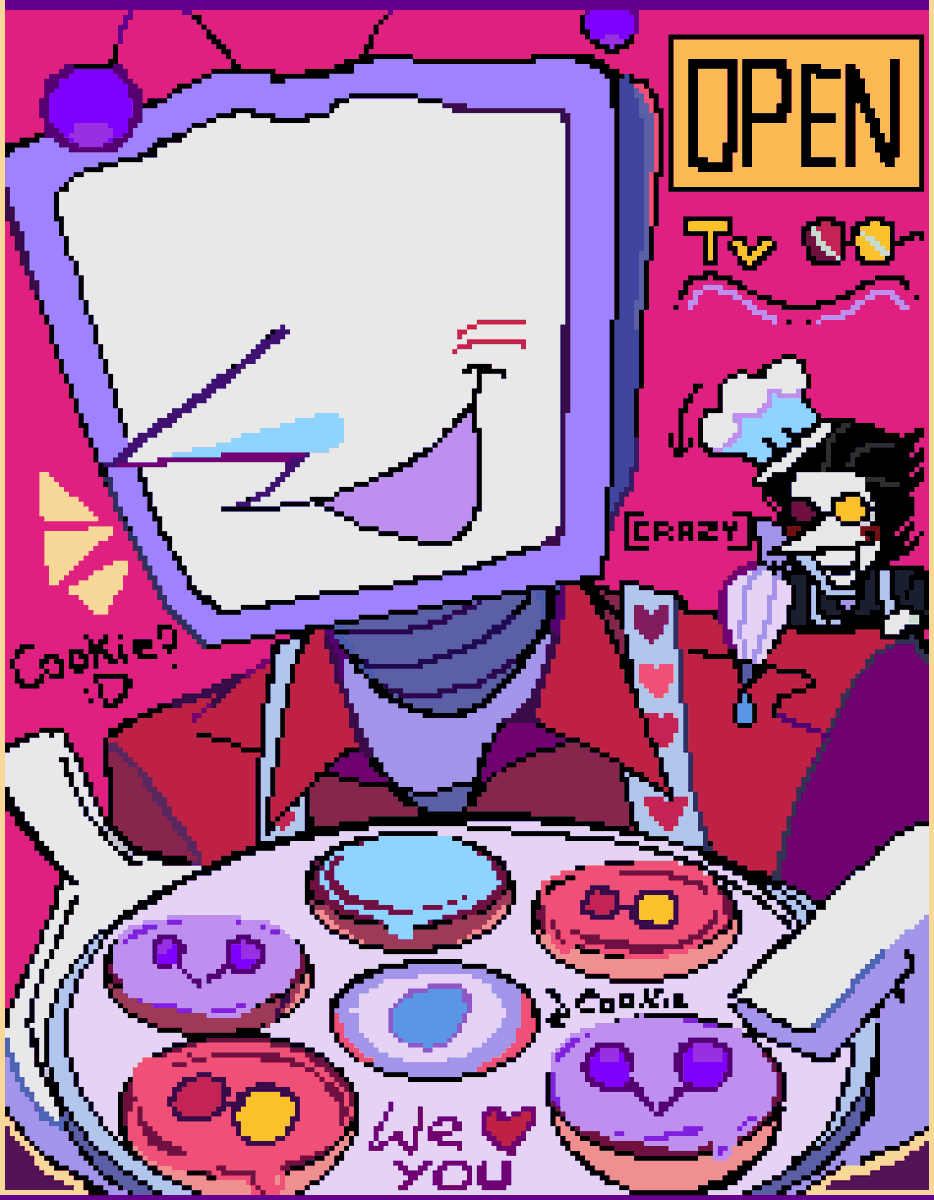 Missingmyacc's tweet photo. (Reupload) #Spamtenna #DELTARUNE https://t.co/xO8buhdjY4