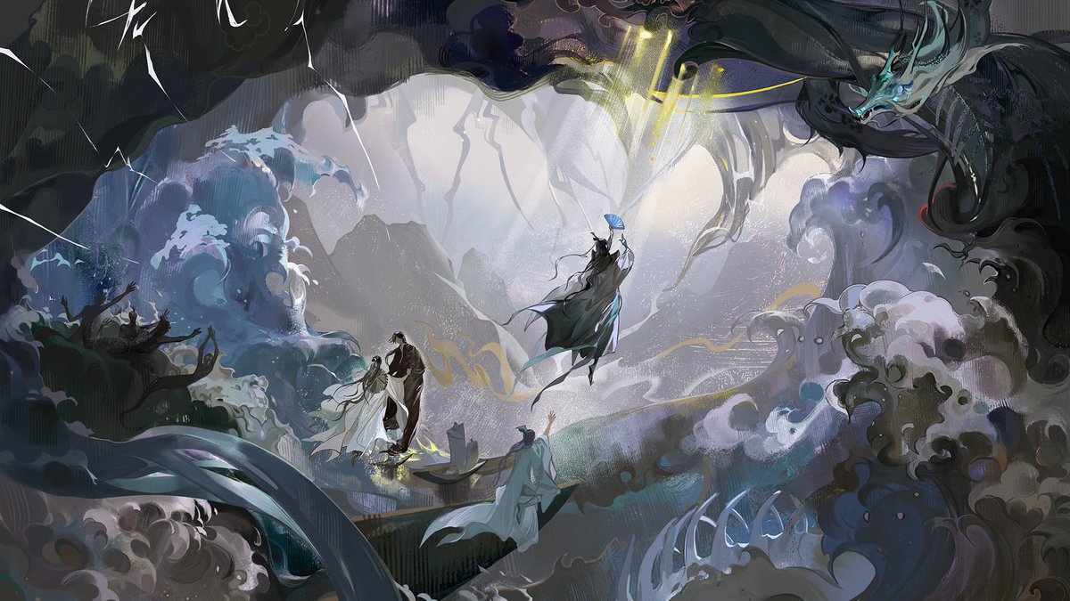 withhualian's tweet photo. The Black Water arc was really something. 🪭🍃🌊 https://t.co/v1E6h19Zj4