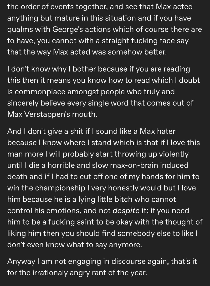 I just found a sane Max fan on tumblr life is worth living