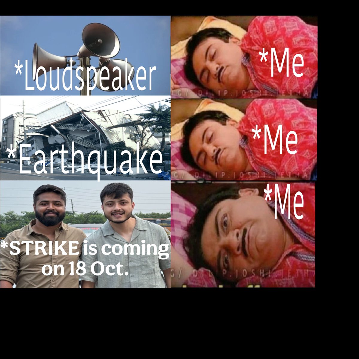 Himanshu__0103's tweet image. Wakeup STRIKE is Coming..........🥸

#Justforfun #meme #STRIKELAUNCH