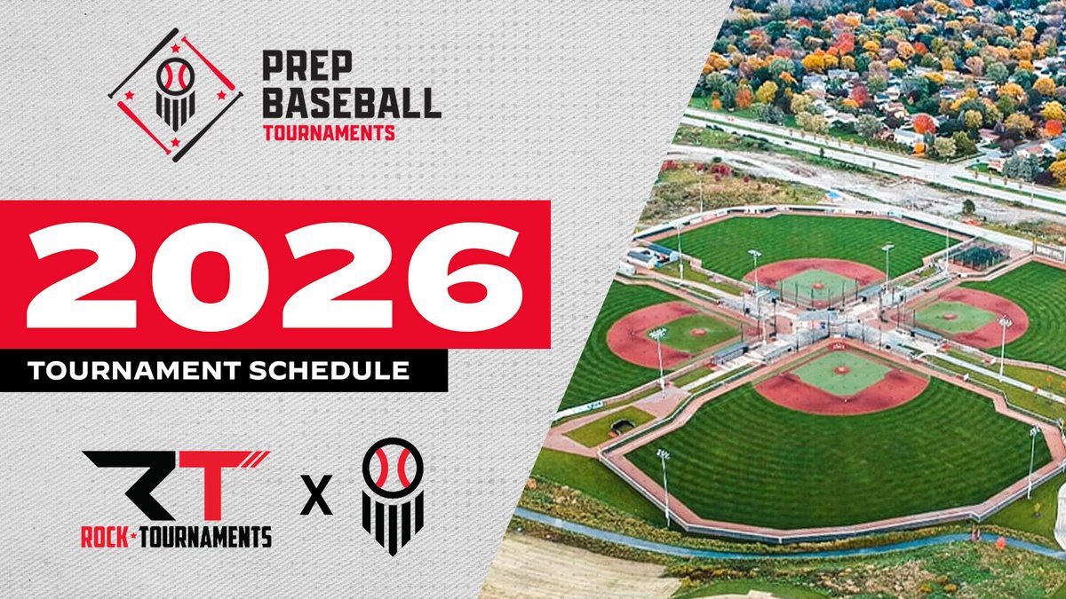 🚨2026 Schedule for <a href="/RockTournaments/">Rock Tournaments</a> is live!🚨

Events will fill up fast, so make sure to check out all the offerings in the state of Wisconsin today!

tournaments.prepbaseballreport.com/?region=&event…