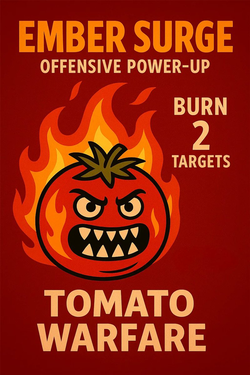 XRPL_LEGENDS's tweet image. 🍅 BATTLE BRIEFING ⚔️

The Generals are doubling up — using their Power-Ups to unleash 2× strength. 💥
Four coordinated burns are scheduled for tomorrow’s war.

The battlefield is heating up… 🔥
Stay alert, Legends.

#TomatoWarfare #XRPL #XRPLLegends #KillerTomatoes #NFTs…