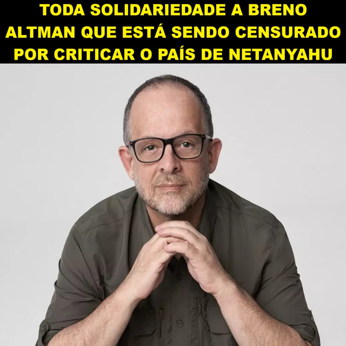Eduardo_AI1917's tweet photo. BRENO ALTMAN ESTÁ SOFRENDO CENSURA JUDICIAL POR CRITICAR O PAÍS DE NETANYAHU
https://t.co/PuaRf7yJHa
...............
#BrenoAltiman #Conib #Censura @brealt https://t.co/5Nn5Y6Fugv