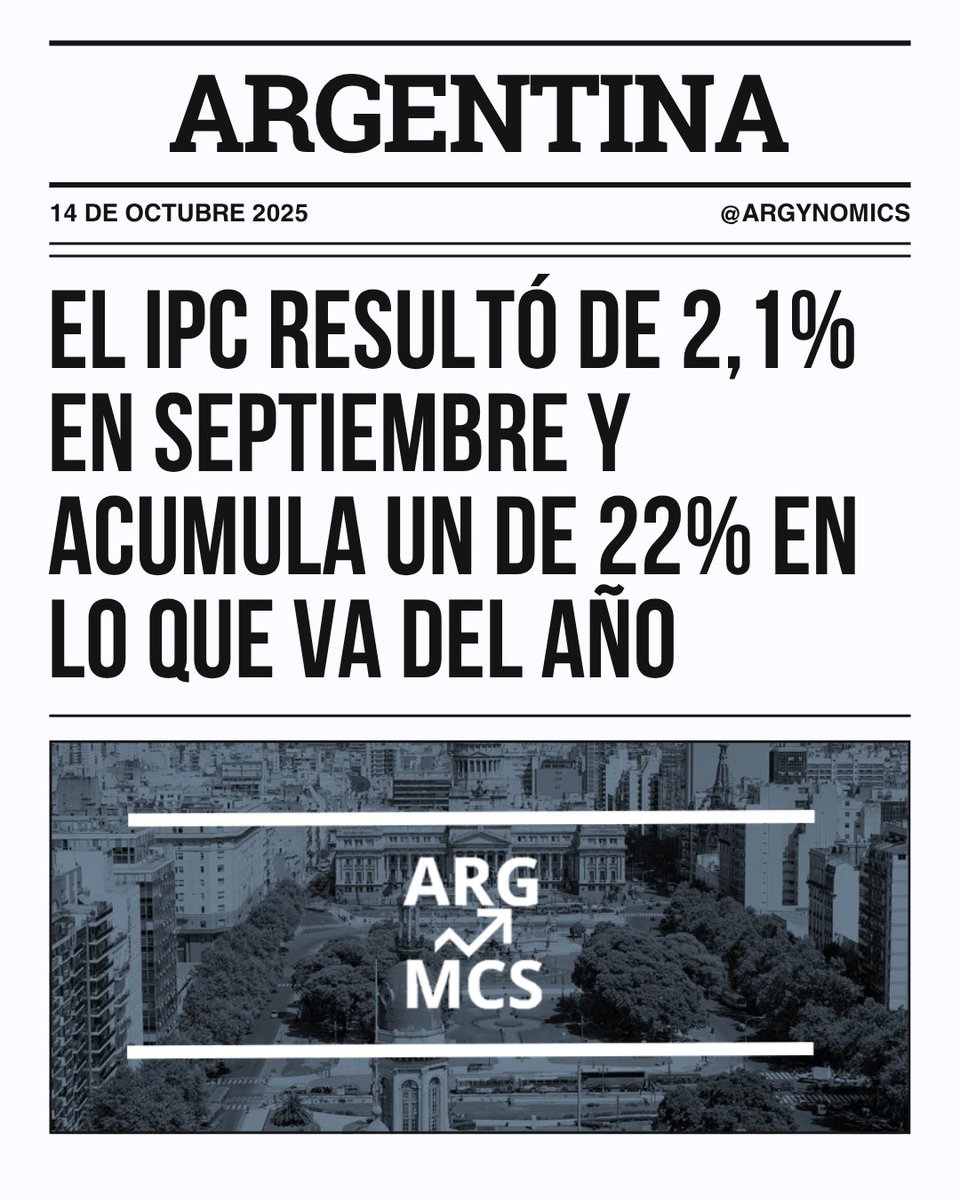 argynomics's tweet photo. Actualización económica 14-10-2025 
🚨Se acelera la inflación 
🚨No sentaron del todo bien los comentarios de Trump en el mercado https://t.co/fnU4osuBPM