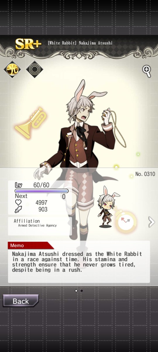 omg I didn't know there was a bnuy atsushi card??? :0