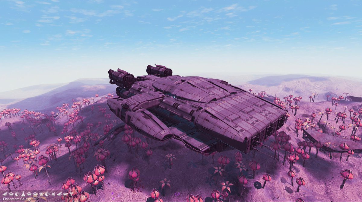 TheRealMonarcla's tweet photo. Did someone call for a Battlestar?

#NoMansSky #NoMansSkyvoyagers 
@NoMansSky https://t.co/B4qF8pDXHx