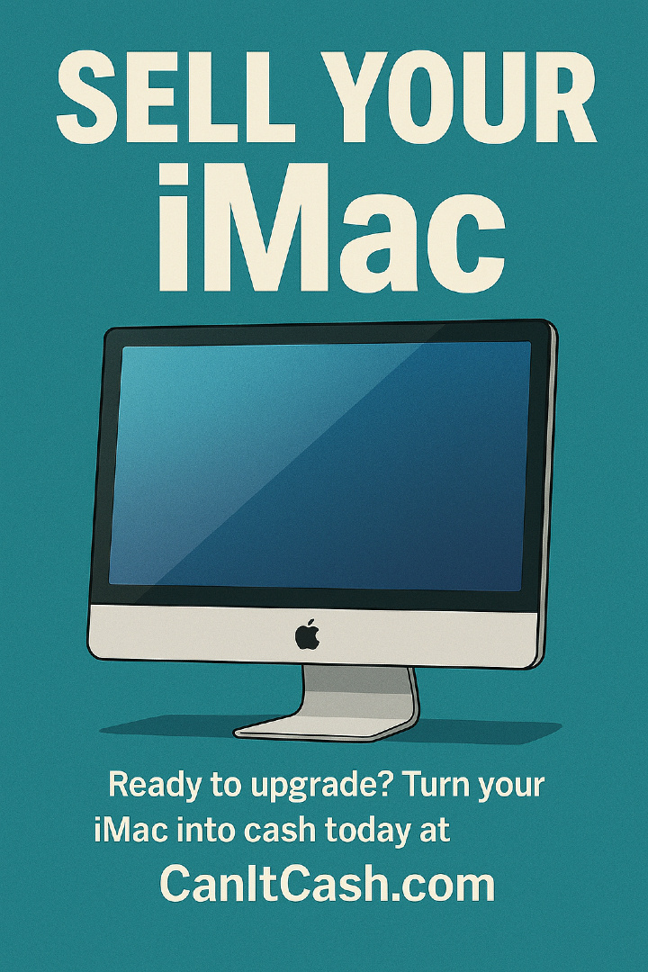 canitcash's tweet image. Time for an upgrade? Sell your iMac the smart way at CanItCash.com.
Get a free instant quote, 📦 free shipping, and 💵 24-hour payouts — all from the comfort of home.
Fast, fair, and refreshingly simple.

#CanItCash #SellMac #SellElectronics #CashForTech