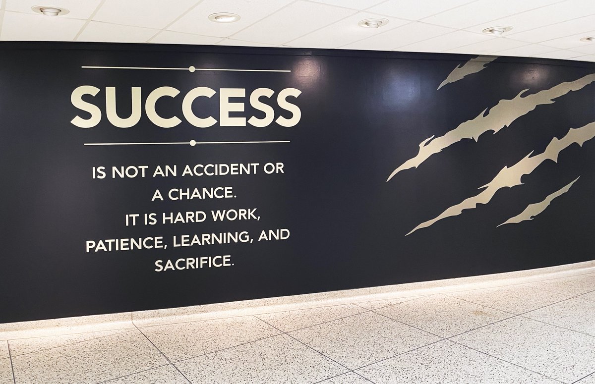The Wildcat Motto! <a href="/TVDSB/">Thames Valley DSB</a> <a href="/ARTSHINEINC/">Artshine/Arts4All/Artshine in a Box</a> #muralworks #success #westminster