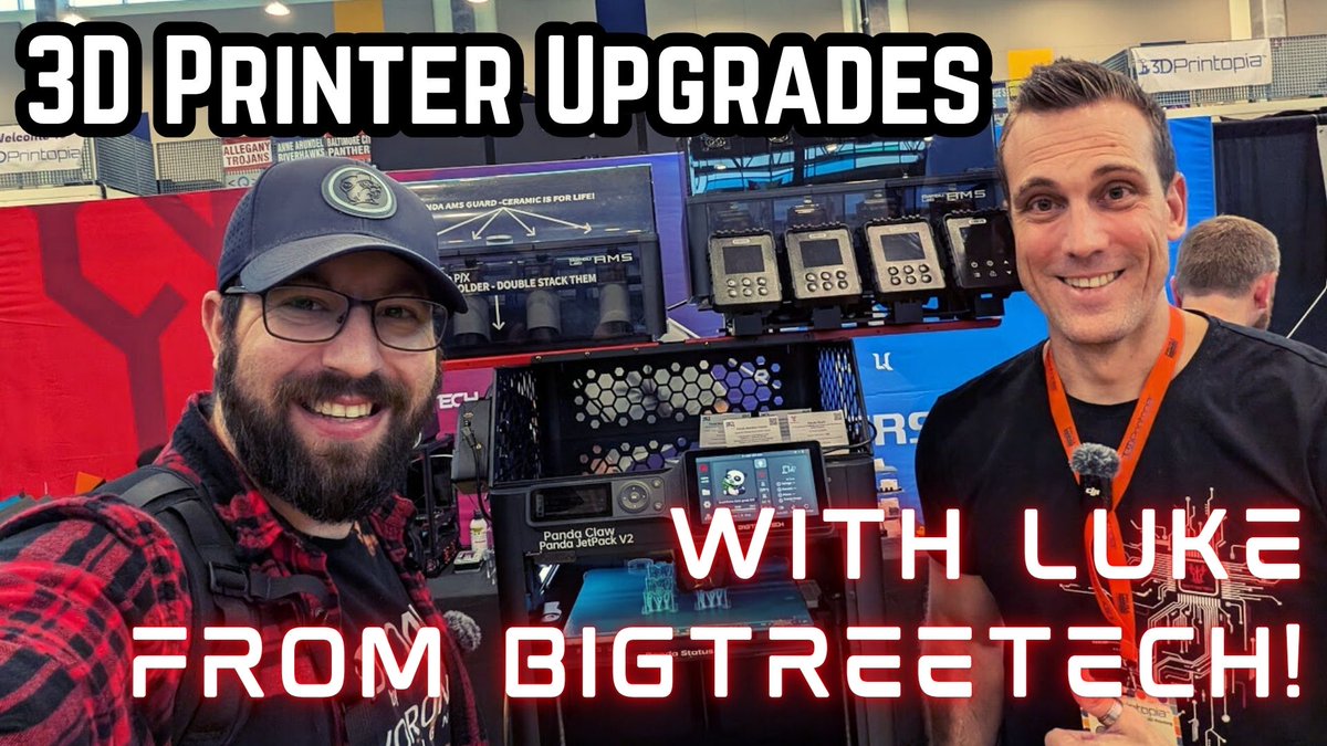 CanuckCreator's tweet image. NEW VIDEO!
At @3DPrintopia last month had the chance to catch up with @singin_surfer from @BigTreeTech to chat about all the new cool things they got coming out for your 3d printer, upgrades add ones and more!
You`re not going to want to miss this one!
