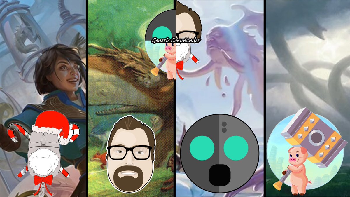 GenericCmdr's tweet image. This week&apos;s episode was a wild one. We all picked 5 cards that had to be in all 4 decks. So 20% of all of our decks are the same. What did we all do with the other 80%? Who knows.

youtu.be/pm0UCMWhjLQ?si…