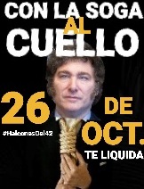 @HalconesDel42 (@halconesdel421) on Twitter photo <a href="/JMilei/">Javier Milei</a>
Y... todo se viene cayendo
El amigo TRUMP le acomodo LA SOGA AL CUELLO AL JAVO... Si no demuestra que es acompaรฑado por el pueblo no ve un solo mango... #OctubreTeLiquida
A llorar al campito...
Las encuestas no lo acompaรฑan...
Y su mala gestiรณn
trera al Peronismo. <a href="/JMilei/">Javier Milei</a>
Y... todo se viene cayendo
El amigo TRUMP le acomodo LA SOGA AL CUELLO AL JAVO... Si no demuestra que es acompaรฑado por el pueblo no ve un solo mango... #OctubreTeLiquida
A llorar al campito...
Las encuestas no lo acompaรฑan...
Y su mala gestiรณn
trera al Peronismo.